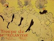 Henri  Toulouse-Lautrec Miss Eglantine's Troupe oil painting picture wholesale